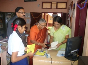 Inauguration of Library Automation-Book Issue